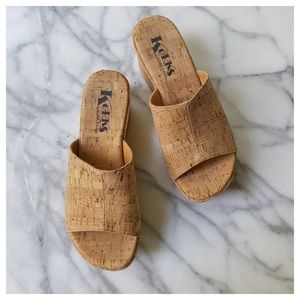 Korks by Kork-Ease Ashlin Wedge iin Cork Size 6